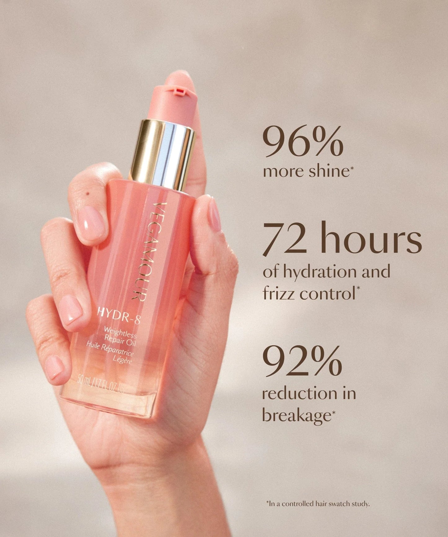 Vegamour HYDR-8 Weightless Repair Oil