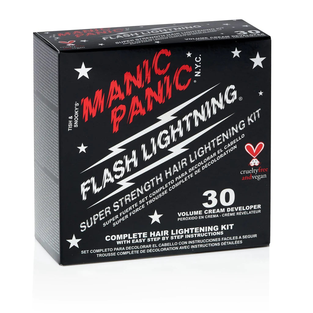 Manic Panic Flash Lightning® Bleach Kit - 30 Volume Cream Developer